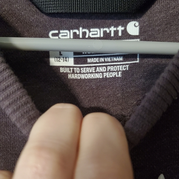 NWOT Carhartt Heather Purple Women's Sweatshirt - Picture 6 of 7
